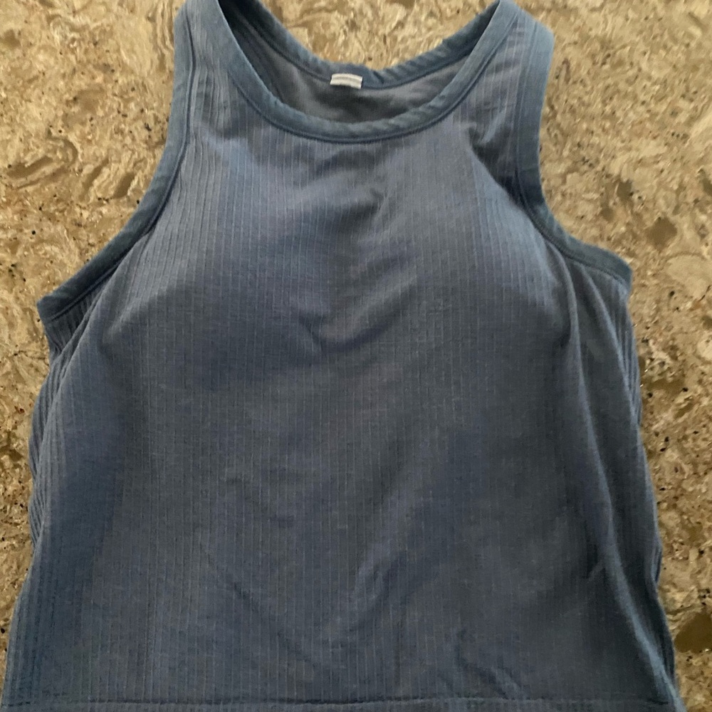 Lululemon Blue Ribbed tank